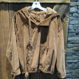 American Eagle,Brown ,M,Hoodie Corduroy