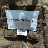 American Eagle,Brown ,M,Hoodie Corduroy