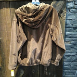 American Eagle,Brown ,M,Hoodie Corduroy