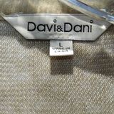 Davi & Doni,Tan ,L,Plaod Cord Collar