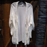 NY & Co,Crm ,L,Sweater Cardi