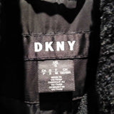DKNY,Blk/Fur Trim,L,Coat w/Hood
