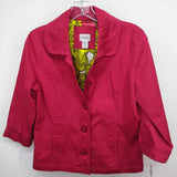 CHICOS,PINK,0,BUTTON UP JACKET